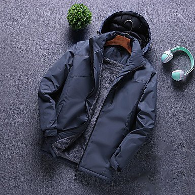 Men's Hiking Jacket Winter Outdoor Patchwork Waterproof Windproof Breathable Warm Jacket Top Rock Climbing Camping / Hiking / Ca