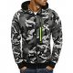 Men's Hoodie Hiking Jacket Outdoor Camouflage Warm / Quick-drying Quick-drying Perspiration Comfortable Jacket Single Slip Campi