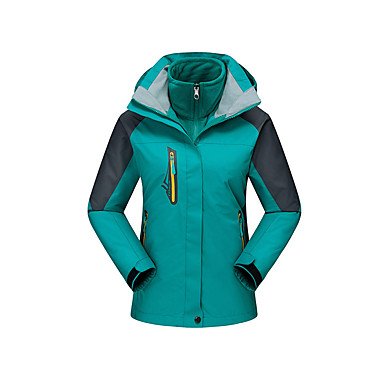 Women's Hiking 3-in-1 Jacket Hiking Jacket Winter Outdoor Warm / Warm Waterproof Windproof Wool Lining 3-in-1 Jacket Winter Jack