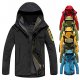 Men's Hiking Three-in-One Jacket Winter Outdoor Patchwork Warm / Warm Waterproof Windproof UV Protection Three-in-One Jacket Sof