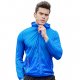 Men's Hiking Leather Jacket Hiking Jacket Outdoor Waterproof Sunscreen Breathable Quick-Dry Hooded Top Single Slip Fishing Campi