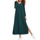 Women Plus Size V-neck tunic dress