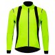 Men's Riding Coat Windbreaker Bike Jacket Raincoat Warm / Warm Reflective Waterproof Sports Polyester Fleece Winter Green Mounta