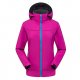 Women's Hiking Soft Shell Jacket Hiking Jacket Winter Outdoor Waterproof Windproof Wool Lining Breathable Jacket Top Soft Shell