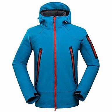 Men's Hiking Soft Shell Jacket Hiking Jacket Winter Outdoor Warm / Warm Waterproof Windproof UV Protection Winter Jacket Top Cam