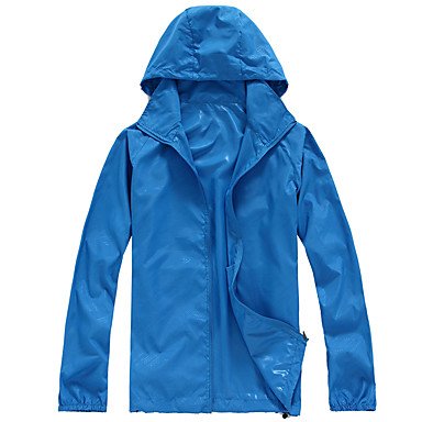 Men's and Women's Hiking Jackets Outdoor Sunscreen UV-resistant Ultra Lightweight (UL) Quick-Dry Hooded Top Single Slip Fishing