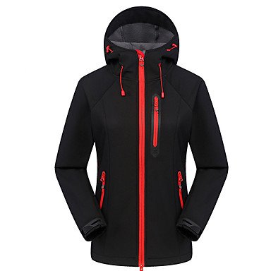 Women's Hiking Soft Shell Jacket Hiking Jacket Outdoor Winter Waterproof Warm / Warm Windproof Breathable Jacket Wool Soft Shell