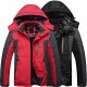 Men's Hiking Jacket Winter Outdoor Warm / Warm Windproof Breathable Waterproof Fleece Winter Jacket Top Camping / Hiking Hunting